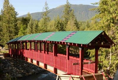 The Unity Bridge over Fairy Creek in Kalso.