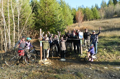 Trail links West Kootenay to Canada